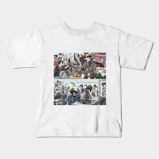 Bang Berger People Kids T-Shirt by The Rodions